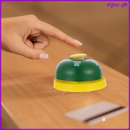 2Pcs Lightweight Stainless Steel Table Bell Customer Service Hands Pressing Bell for Hotel Use sijic