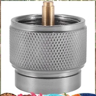 Camping Stove Adapter 1LB Propane Small Tank Input and a Lindal Valve EN417 Output Outdoor Cylinder 