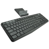 羅技（Logitech）K375s 鍵盤 家用商務全尺寸辦公鍵盤 電腦手機平板IPAD鍵盤 黑色