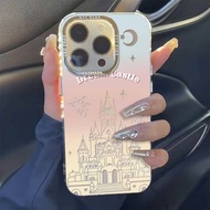 For IPhone 11/12/13/14/15 Pro Max Case Dream Castle Silver Case For IPhone 11,12,13,14,15,11PM,12PM,