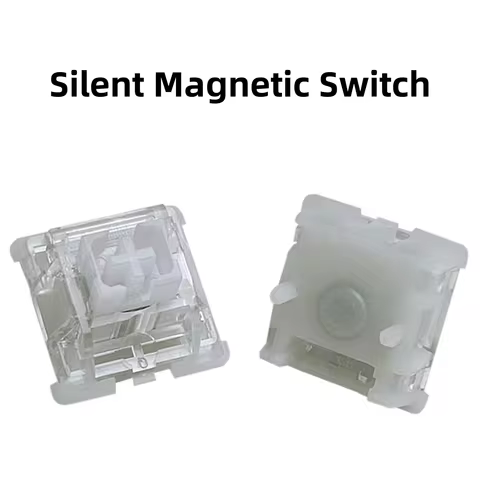 Hall Effect Switches Magnetic Keyboard Switches Magnetic Linear Silent Switches 45g with Rapid Trigg