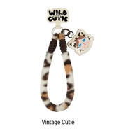 CRYBABY WILD BUT CUTIE STRAP VINTAGE blush on CUTIE Popmart PAJAMA PARTY SERIES PHONE CHAIN crybaby 
