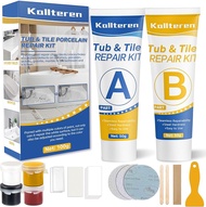 Porcelain Repair Kit Fiberglass Tub Repair Kit Tile and Bathtub Repair Kit for Any Cracks Chips Quic