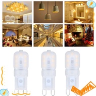 YELGIYE 3Pcs G9 LED Bulb, Energy Saving Dimmable G9 Light Bulb,  Warm White G9 Replacement Bulb Home