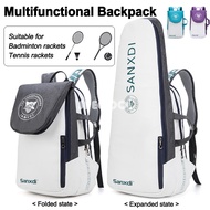 Specool® 50L Multifunctional Badminton Backpack Tennis Bag Padel Squash Sports Travel Backpack For M