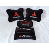 Mitsubishi lancer headrest pillow car interior accessories 03