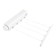 Retractable Clothesline Telescopic Indoor Outdoor Wall Mounted Clothes Dryer Line Drying Rope Hanger