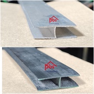 LIS H ALUMUNIUM / SAMBUNGAN POLYCARBONATE / LIS H SILVER / LIS H HITAM