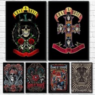 G-Guns N Roses Rock Band Poster Art Print Home Living Room Decor,No Frame Canvas Painting Gift