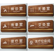 Physiotherapy Room Signage Plate/Moxibustion Tuina Room/Traditional Chinese Medicine Store Waiting R