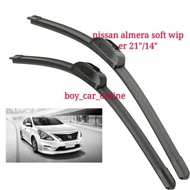 Nissan almera soft wiper 21"/14"
