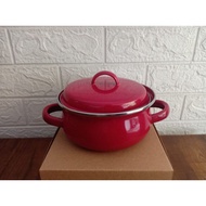 16 cm Enamel Pot/Sauce Pot 16cm Enamel Lid Pot Sauce Pan