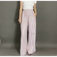 [READY] STRIPES LILITH PANTS SMALL TERRACOTTA BY BY BYNEETH