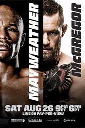 【英國進口海報】弗洛伊德·梅威瑟 vs 康納爾·麥格雷戈 Mayweather vs McGregor #PP34226