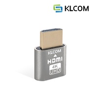 KL Comm HDMI Dummy Plug Remote Virtual Monitor 4K U