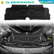 Dry Carbon Car Engine Radiator Cooling Slam Panel Cover For BMW 3 4 Series G80 M3 G82 G83 M4 21-23 R