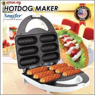 SONIFER HOT DOG MAKER membuat membakar roti sosej