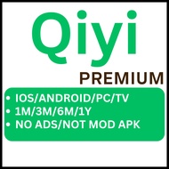 iQIYI VIP 1-Month Standard VIP, 1080P Clarity + Skip Ads for Dramas, Anime & More E-Vouche