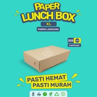Paper Lunchbox XL Lunchbox Size XL (LB4K4-19.5X13X7)