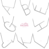 Women's Silver Alphabet/Alphabet Letter Necklace