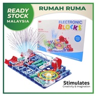 Science Kit Toy Snap Circuits Electronic Blocks STEM Physics Educational Project Mainan Projek Sains