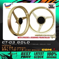 RIM COMSTAR SPORT RIMS CT-03 1.60X17(DISC,F) 2.15X17(DRUM,R) FOR YAMAHA LC135 4S,LAGENDA SRL110,115,