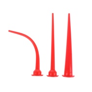 Red Eco-friendly ABS Plastic Caulking Nozzle Applicator Sausage Caulking Extension Tool Camber/Long 