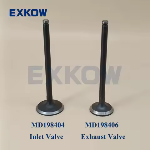 4PCS Inlet Exhaust Valve for Mitsubishi Pajero V44 V64 V74 Nativa Montero Sport K94W L200 L300 L400 