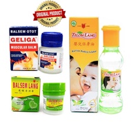 Ready Stock 100% Original BALSEM OTOT GELIGA  / BALSEM CAP LANG / CAP LANG Minyak Telon