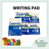 Reigning Son 5 pads per pack Writing Pad | School and Office Supplies Pad Paper | Easywrite Paper ¼ Quiz Pad, Writing Pad, Grade One to Four, ½ Lengthwise, ½ Crosswise Intermediate Pad (5 pads)