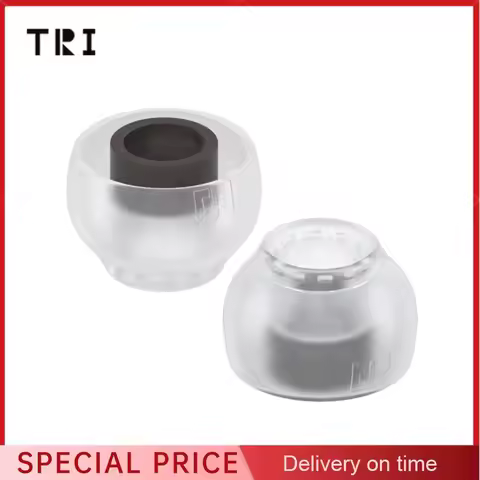 TRI Clarion Silicone Earphone Eartips 3 Pairs for S/M/L Size In Ear Monitor Headphone Accessories Wi