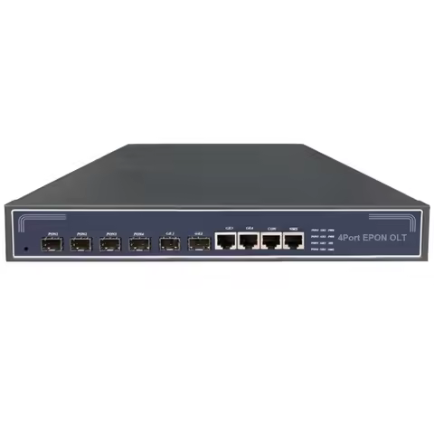 4 Pon Port EPON OLT Compatible With Fiberhome V SOL CDATA ONU 4 Port EPON OLT