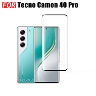 3 in 1 Tecno Camon 40 Pro กระจกนิรภัยสําหรับ Tecno Camon 40 Pro 5G Camon 40 ป้องกันหน้าจอกล้องเลนส์แ