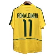 2002 Brazil Home Away 1994 1998 2004 Retro Football Jersey