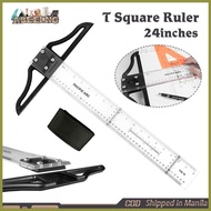 ❧ ☢ ◙ T Square 24 Inch Acrylic T Square 60cm Transparent Detachable Head For Students And Professio