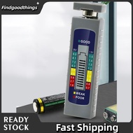 Findgoodthings Portable Universal Digital Battery Tester Checker Capacity for AA AAA 9V 6F22 1.5V Bu
