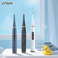 JIASHI ที่กำจัดคราบทันตกรรมอุปกรณ์ทำความสะอาดฟันอัลตราโซนิคแปรงสีฟันไฟฟ้าเครื่องมือฟอกสีฟันในบ้าน