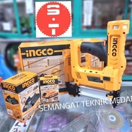 Cordless Air Nailer Gun Staples Paku 2Ah Set Ingco 20V P20S Cbnli2028