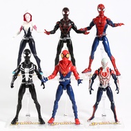 Marvel Spider Man Figures Peter Parker Gwen Stacy Miles Morales Ultimate PVC Action Figure Model Kids Toy