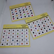 Multicolour Bindi - 60 Bindi in 1 Sheet