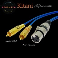 Xlr female to rca cable