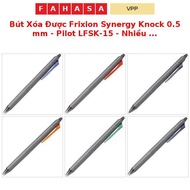 Frixion Synergy Knock Erasable Pen 0.5 mm - Pilot LFSK-15 - Many Ink Colors (Black, Dark Blue, Green