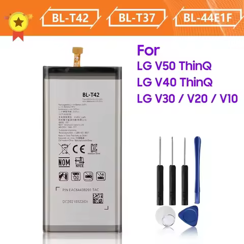 Phone Replacement Battery BL-T46 BL-44E1F For LG V60 V50 V40 ThinQ Q710 Q8 2018 LG V30 H930 LS998 LG