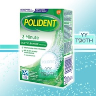 Polident Denture CLEANSER 36 tablets (EXP DEC 2024) Retainer Cleanser Mouthguard cleaning  nightguards cleansing tablets 假牙清洗药丸 polident pembersih gigi palsu tablet kapsul cuci rendam gigi palsu yytooth