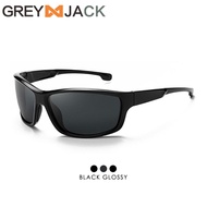 Grey Jack Kacamata Sunglasses Hitam Sport Polarized TR90 Ringan Anti Silau UV400 Stylish 1801