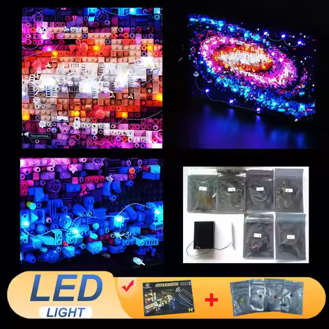 LED Light Kit For LEGO 31212 The Milky Way Galaxy Lamp Ideas DIY Gift (Not Include Building Blocks B