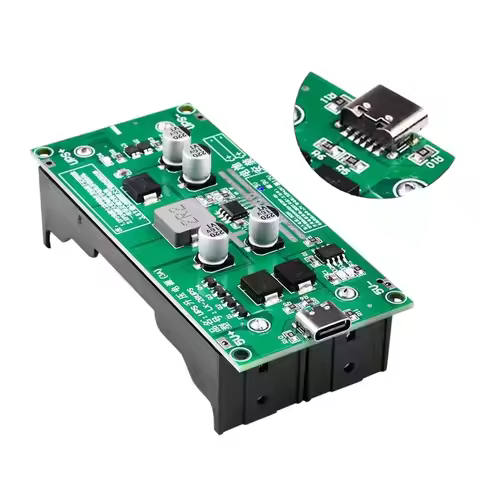 18650 Lithium Battery Charger Module DC-DC Step up Booster Converter 15W 3A Fast Charge UPS Power Su