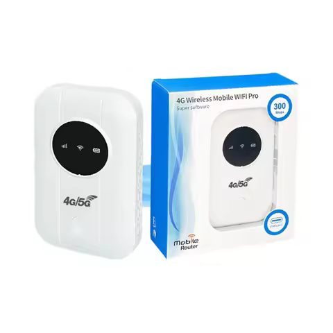 4G Pocket WiFi Router LTE Portable Hotspot Plug and Play Fast Internet Sharing for Travel Outdoor M5