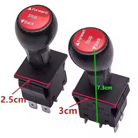 1pc Forward/Reverse Switch Replacement Push Rod Switch Forward Stop Reverse Gear Lever For 6V12V Rid