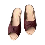 Genuine leather wedge sandals anh duy